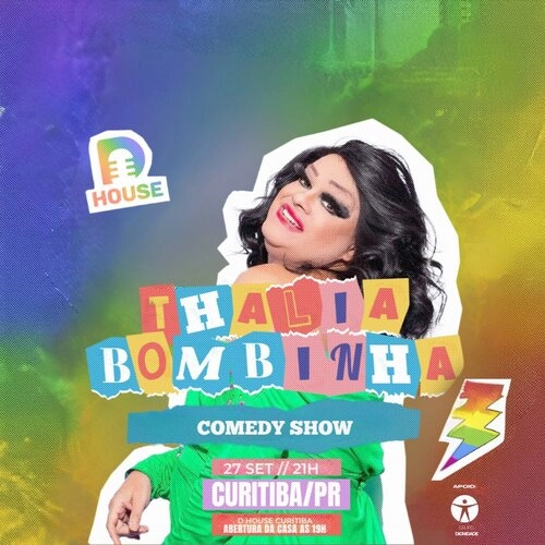 Thália Bombinha Comedy Show na DHouse em Curitiba